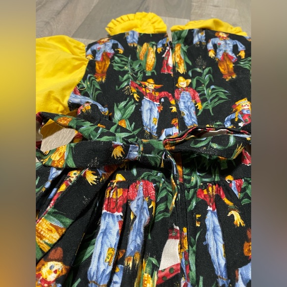 Vintage Handmade Scarecrow Dress - Picture 2 of 6